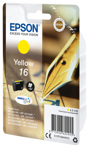 Epson jaune DURABrite Ultra T 162 T 1624 267682-00