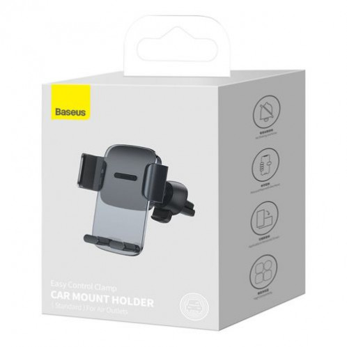 Baseus Car Mount Easy Control Clamp Holder (Air Outlet Version) Black (SUYK000101) DA605783-012