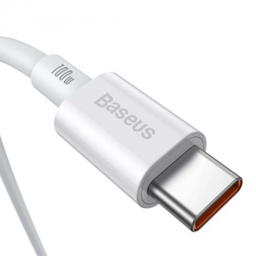 Baseus Type-C Type-C Superior cable Quick Charge / Power Delivery / FCP 100W 5A 20V 2m white (CATYS-C02) DA370770-020