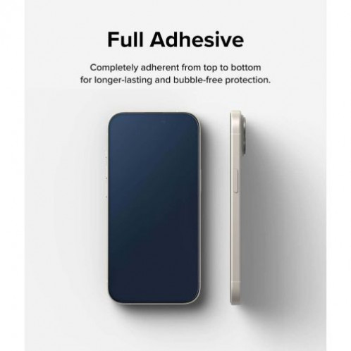 Ringke iPhone 15 Plus Screen Protector Premium Tempered Glass 9H with installation jig Transparent DI458215-014