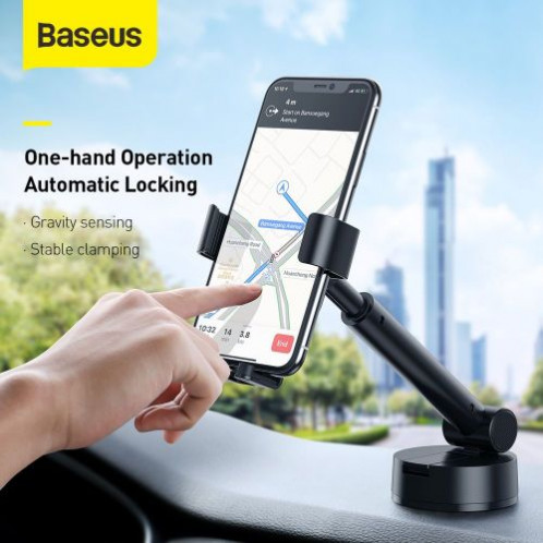 Baseus Car Mount Simplism Gravity Phone holder with suction base Black (SUYL-JY01) DA891666-016