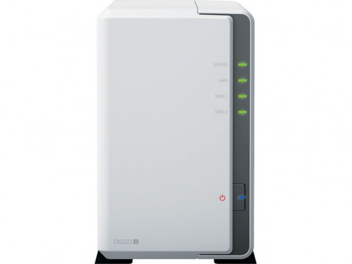 DS223j 8To Synology Serveur NAS avec disques durs 2x4To NASSYN0638N-04