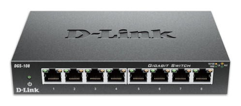 D-Link DGS-108/E 8-Port unmanaged Gigabit Switch 210347-04