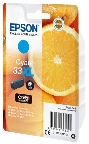 Epson cyan Claria Premium 33 XL T 3362 268165-05