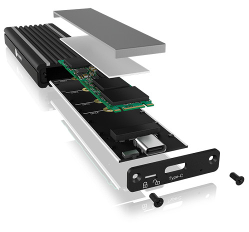 ICY BOX IB-1824ML-C31 Boîtier USB-C 3.2 Gen2 1x NVMe 566232-07