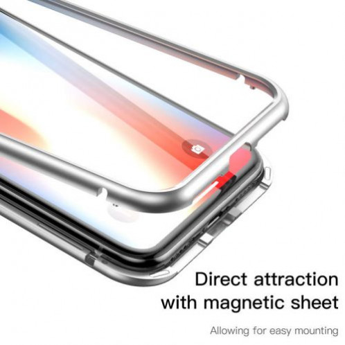 Baseus iPhone X case Magnetite hardware Silver (WIAPIPHX-CS0S) DA028820-09