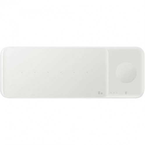 Samsung Wireless Charger Trio Pad 3-in-1, 9W EP-P6300 with Travel charger (25W) + USB cable, White (EP-P6300TWEGEU) DA3550374-03