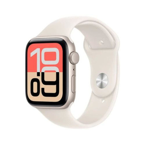 Apple Watch SE 3 (2025) GPS 40mm Starlight Alu Case, Starlight Sport Band S/M EU MEH34 ONY BOX DAMAGE DP1970054-01