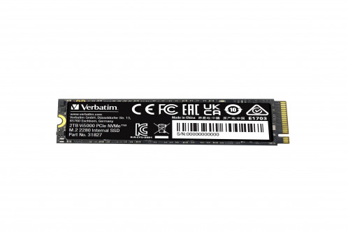 Verbatim Vi5000 M.2 SSD 2TB PCIe4 NVMe 31827 828725-06