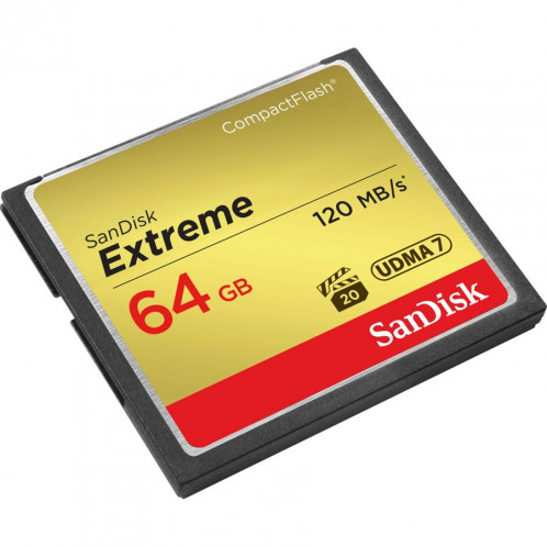 SanDisk Extreme CF 64GB 120MB/s UDMA7 SDCFXSB-064G-G46 722507-03