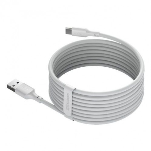 Baseus Type-C Simple Wisdom cable (2pcs/set) 5A 1.5m White (TZCATZJ-02) DA276656-019