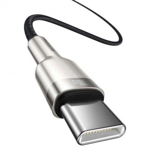 Baseus Type-C Type-C Cable Cafule Series Metal Fast charge/data 100W (20V/5A) 1m Black (CATJK-C01) DA380706-09