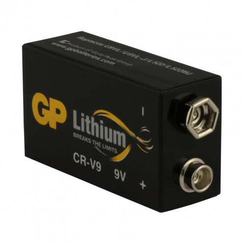 1 GP Lithium 9V-Block idéal pour détecteur de fumée 217128-03