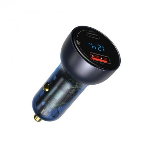 Baseus Car Charger Particular Digital Display C+U, PD 3.0 QC 4.0+, SCP, PPS, 5A, 65W Dark Gray (CCKX-C0G) DA1118188-09