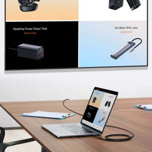 Baseus Video Cable High Definition Series HDMI 4K HDMI 4k, 2.0 4K, 60 Hz, 1m Black (WKGQ020001) DA386430-017