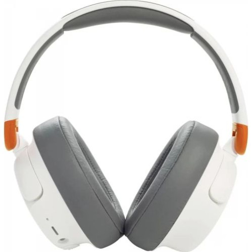 JBL JR460NC Bluetooth Wireless On-Ear Headphones for Kids with Noise Cancellation, White/ Brown EU DB4100237-05