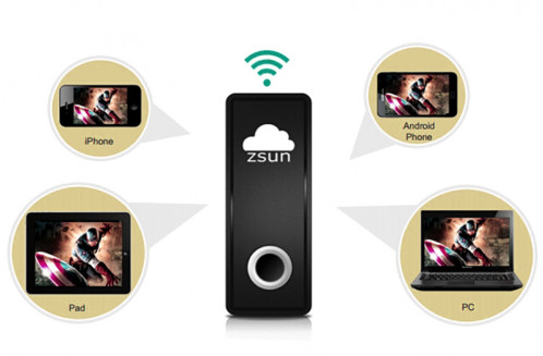 Zsun SD111 Flash disque Wi-Fi sans-fil 16Go / Pour Android/IOS/PC CZ5250-08