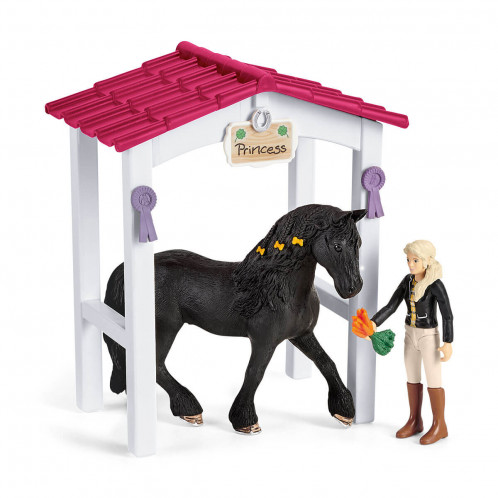 Schleich Club hippique 42437 Box avec Tori & princesse 362322-014