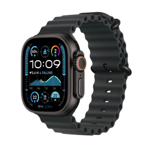 Apple Watch Ultra 2 GPS + Cellular 49mm Titanium case with Ocean Band Black EU MX4P3 DP47200729-01