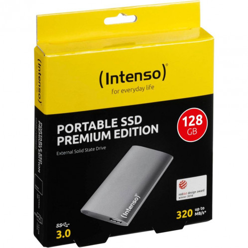 Intenso SSD externe 1,8 128GB USB 3.0 Aluminium Premium 315646-05