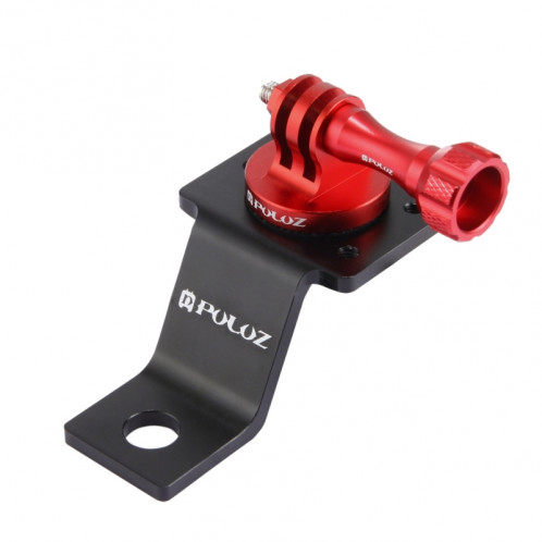 PULUZ Support de support fixe en alliage d'aluminium avec adaptateur et vis à trépied pour GoPro HERO5 Session / 5/4 Session / 4/3 + / 3/2/1, Autres appareils photo sportifs (Rouge) SP114R8-08