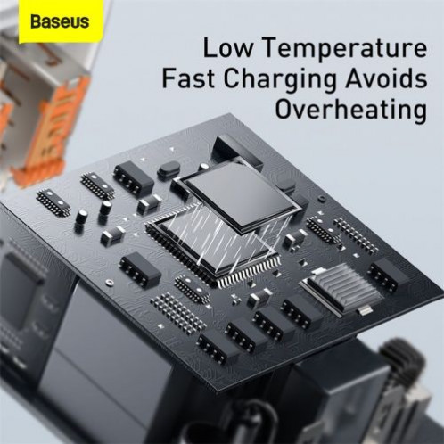 Baseus Travel Charger Compact Quick Charger U+U+C PD3.0, QC 3.0 30W EU White (CCXJ-E02) DA91562-015