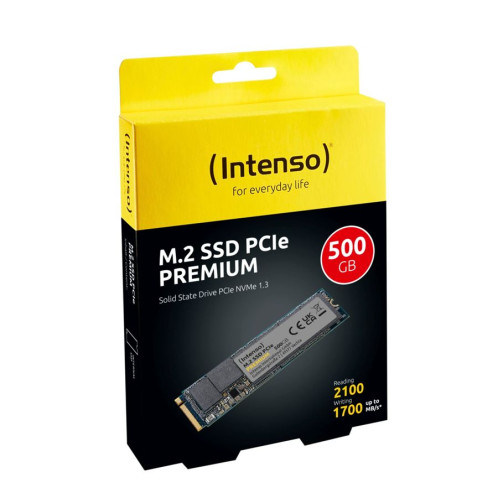 Intenso M.2 SSD Premium 500GB PCIe NVMe 3835450 676650-02
