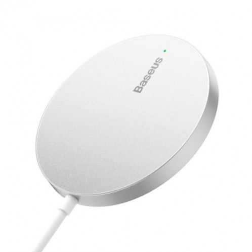Baseus Wireless Charger Magnetic Simple Mini3, 15W Silver (CCJJ040012) DA1297121-09