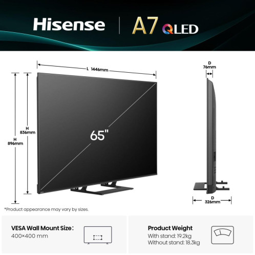 Hisense 65A7Q 176796-012