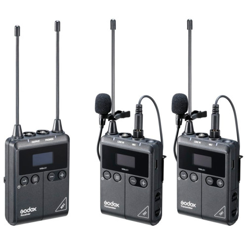 Godox WmicS1 Kit 2 UHF Lavalier Drahtlos System 747784-02