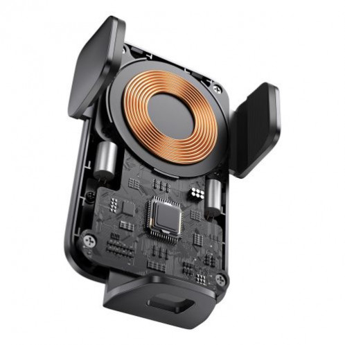 Baseus Car Mount Wireless Charger Wisdom Auto Alignment Air Outlet base QI 15W Black (CGZX000001) DA2116651-016