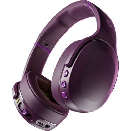 Skullcandy Crusher EVO Bluetooth Wireless Over-ear Headphones, BT 5.0, Plum EU (S6EVW-R955) DK10700452-03