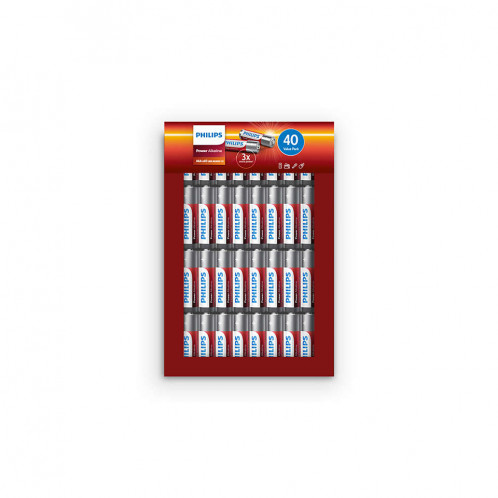 1x40 Philips Power Alkaline AAA Batterie pack promo 120908-02
