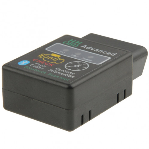 HH OBD ELM327 OBDII V1.5 Outil de balayage avancé Bluetooth Outil de diagnostic de vitesse de carburant sans fil SH1224-05