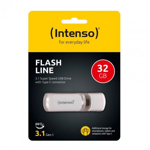 Intenso Flash Line 32GB USB Stick 3.1 Type-C 555046-05