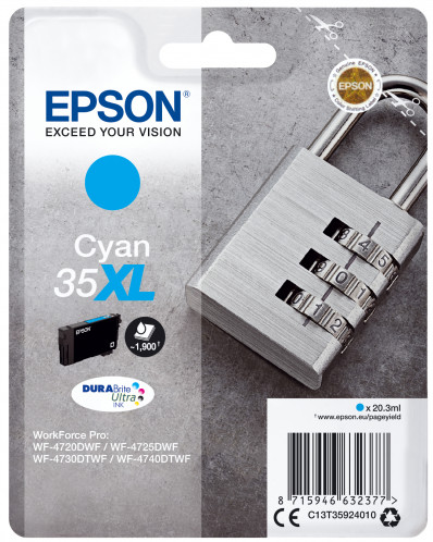 Epson cyan DURABrite Ultra Ink 35 XL T 3592 285875-03