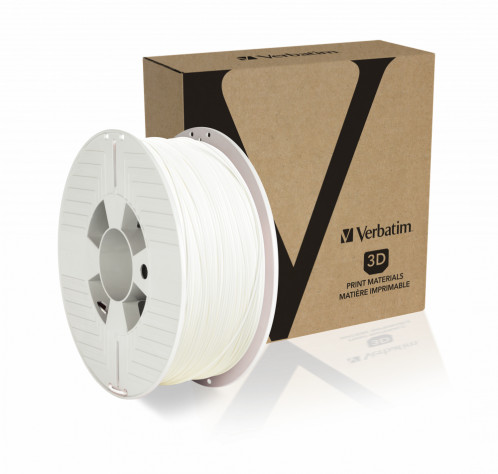 Verbatim 3D Printer Filament PLA 1,75mm 1kg blanc 505080-03