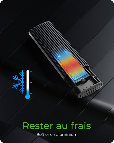 ICY BOX IB-1808MCT-CU31 USB-C M.2 NVMe & SATA SSD boîtier 192595-06