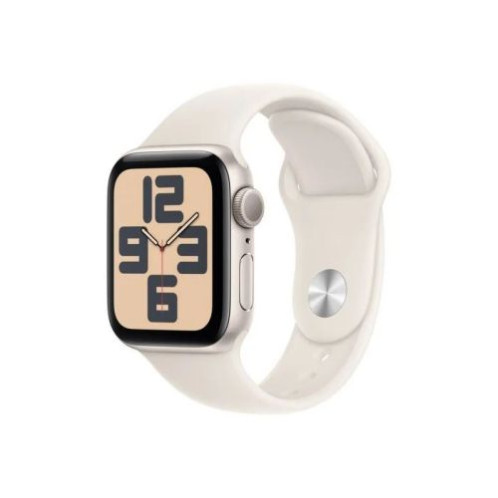 Apple Watch SE2 (2024) GPS 40mm Starlight Alu Case, Starlight Sport Strap S/M EU MXEF3 DP16900268-02