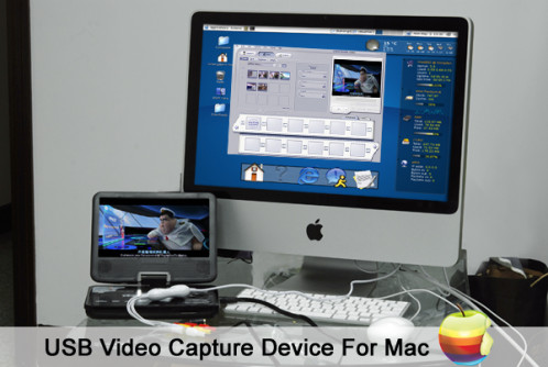 Clé USB de capture vidéo pour MAC (AV vers MAC) CUSBCVMAC01-04