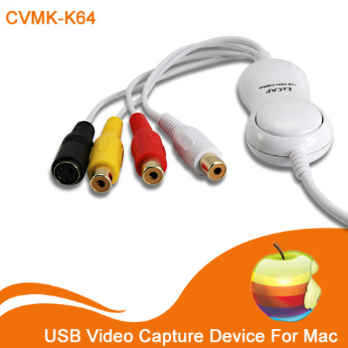 Clé USB de capture vidéo pour MAC (AV vers MAC) CUSBCVMAC01-04