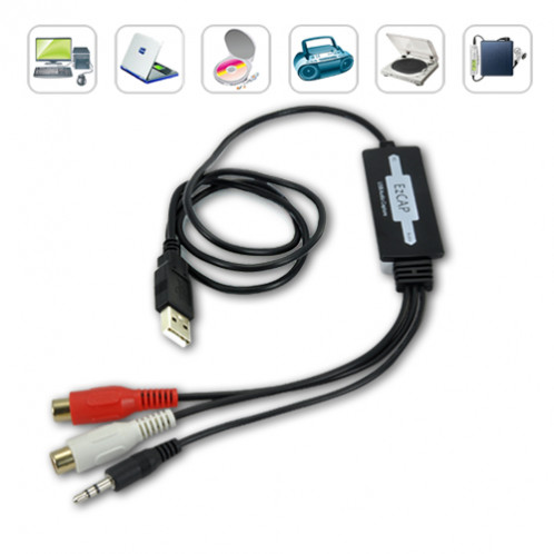 Clé USB capture audio PC CUSBCAPCMAC01-08