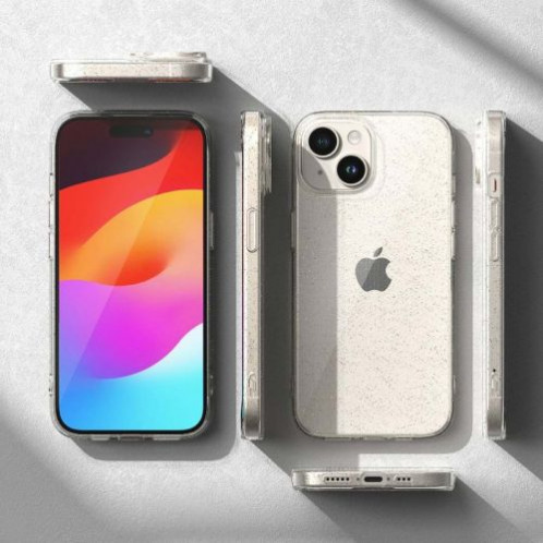 Ringke iPhone 15 Case Slim Glitter Clear DI546774-09