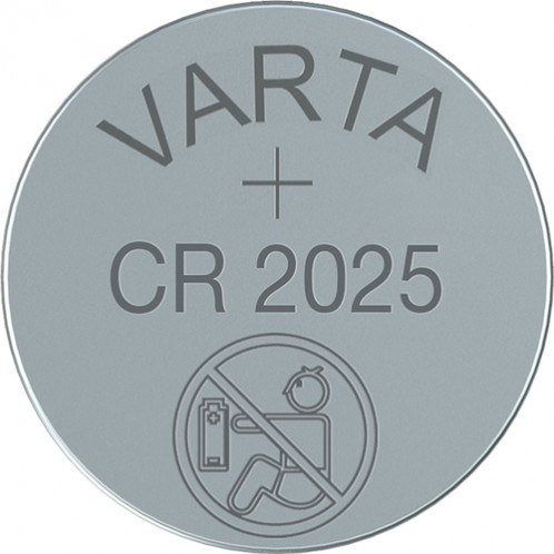 1x5 Varta electronic CR 2025 Pile bouton lithium06025 101 415 866924-02