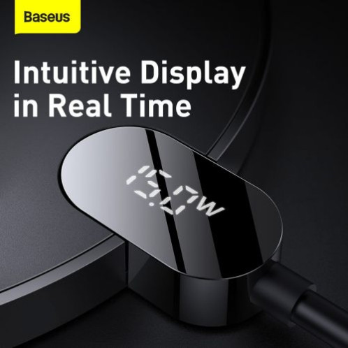 Baseus Wireless Charger Gen 2 Digital LED Display, 15W, Black (CCED000001) DA991903-017