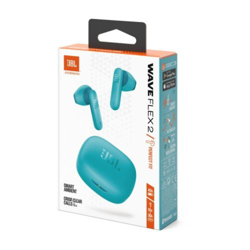 JBL Wave Flex 2 TWS Bluetooth Wireless In-Ear Earbuds Blue EU DB4900426-04