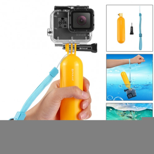 PULUZ 14 en 1 kit de combinaison de accessoires de surf (Bobber Hand Grip + Eponge flottante + Boucle de relâchement rapide + Surf Board Mount + Bracelet flottant + Sangle de sécurité + Sac de rangement) pour GoPro SPKT205-08