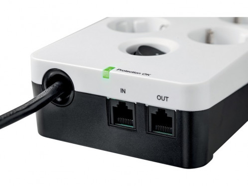 Eaton Protection Box 8 USB FR Multiprise parafoudre 8 prises + 2x USB + tel ALIMER0057-02