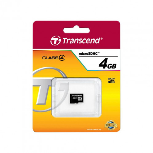Transcend microSDHC 4GB Class 4 487508-02