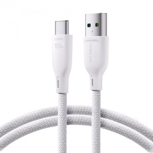 Joyroom USB Type-C Multi-Color Series Fast Charging and Data Cable, 100W, 1m, White (S-A34) DO173928-03